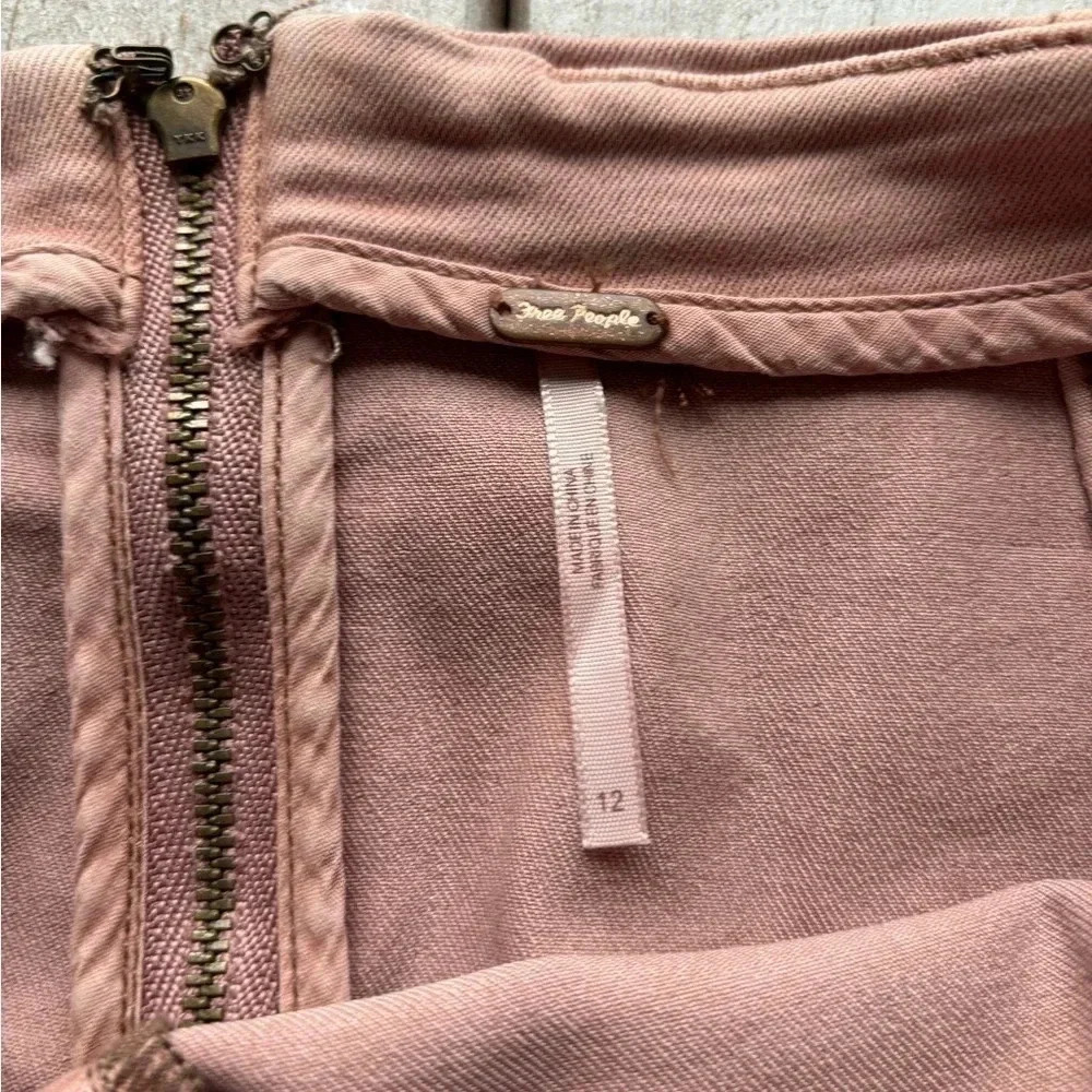 Free People, Modern Femme, desert rose/blush pink, zip back, size 12 - Picture 9 of 11